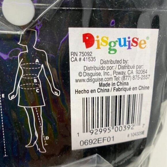 Disney The Nightmare Before Christmas Jack Skellington Halloween Costume Size Lg - Picture 11 of 12